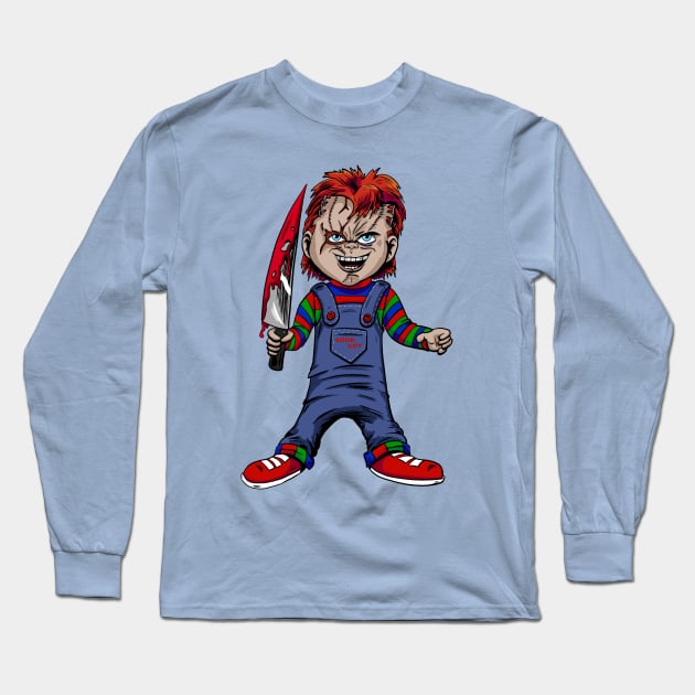 Chucky Long Sleeve T-Shirt by Black Snow Comics